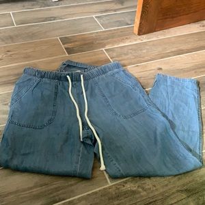 Loft jean joggers pant